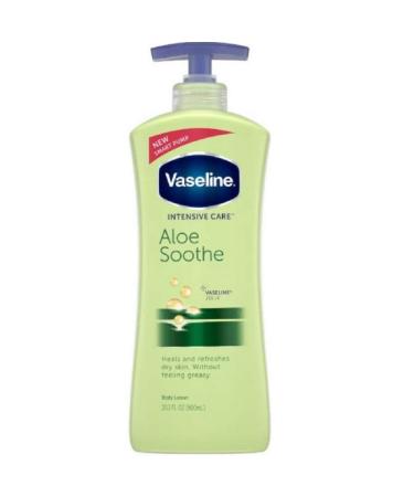 Vaseline Intensive Care Aloe Soothe Lotion 20.3 Oz (pack of 2) 20.3 Fl Oz (Pack of 2)