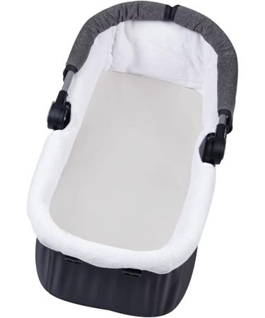 PHF Soft Bassinet Sheets 2 Pack - Silky, Comfy, Breathable - Universal Fit for Baby Boys and Girls - Light Grey & Navy - Buy Online on GoSupps.com