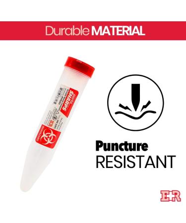 Ever Ready First Aid Porta Sharps Container - 6 Pack | Locking Mechanism | Transportable Sharps Disposal - Buy Online on GoSupps.com