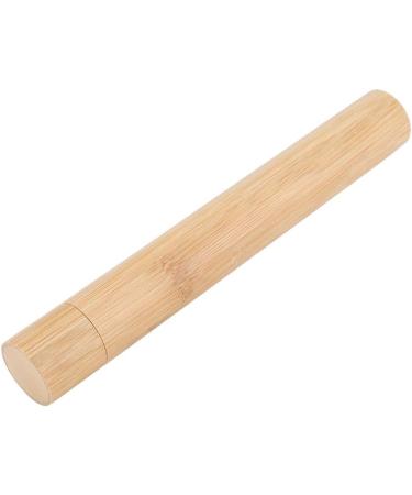 Portable Bamboo Toothbrush Holder Case - Eco-Friendly Travel & Home Storage Solution - Buy Online on GoSupps.com