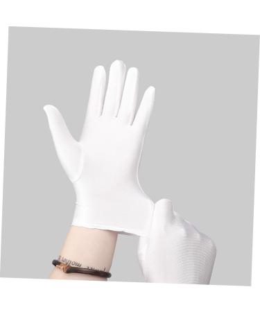FRCOLOR 9 Pairs Cotton Gloves for Dry Hands Etiquette Gloves Dry Hands Moisturizing Gloves Nail Glue for Acrylic Nails Formal Costume Gloves White Cotton Gloves Work White Gloves Food - Buy Online on GoSupps.com