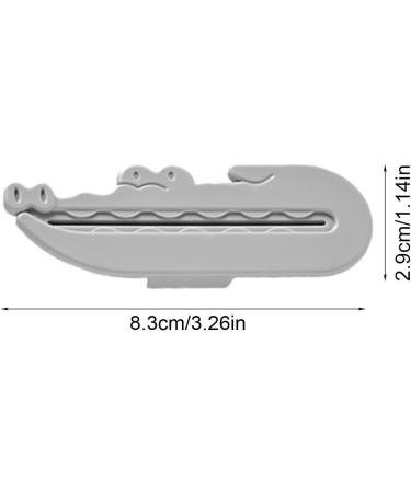 Crocodile Toothpaste Squeezer - Manual Toothpaste Roller Squeezer | 3 Reusable Toothpaste Clip Squeezer For Paint Tubes Gels Lotions | Toothpaste Tube Squeezer For Kids Adults - Buy Online on GoSupps.com