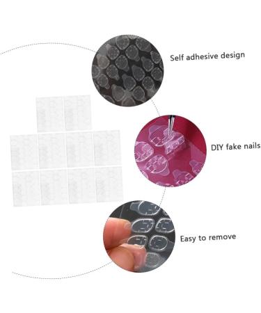  Mikinona Mikinona Double-Sided Adhesive for Nail Art Gel Adhesive for Manicures 40 Sheets - Buy Online on GoSupps.com