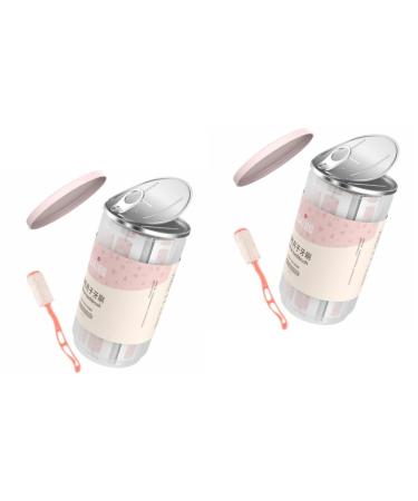 Minkissy 60 STK delivery toothbrush infant toothbrush hygienic tongue cleaner additional toothbrush pregnant toothbrush tool cotton swab gauze white pregnant woman