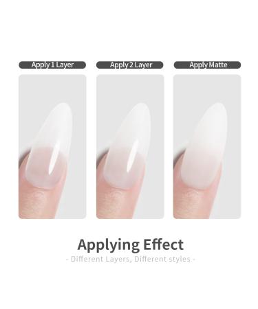 RARJSM Rubber Base Milky White Builder Gel - 15ml | Natural White Nail Strengthener for DIY Home Salon | Soak Off Curing | Builder Gel Soft White Rubber Base Coat - Buy Online on GoSupps.com