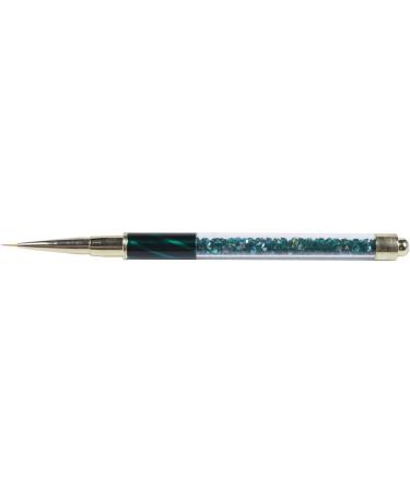Panysilioer Pen Rhinestone Acrylic Handle Carving Painting Gel Nail Extension Manicure Liner Pen 05 5# dark green stripe (short pull) - Buy Online on GoSupps.com