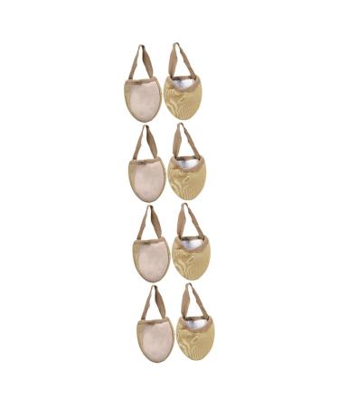 Healvian 4 Pairs Half Palm Toe Sleeve High Heels for Girls Washing Capsules Dance Shoes for Women High Heels for Men Belly Dancing Shoes Ballet Toe Cover Sock Suede Invisible Women's