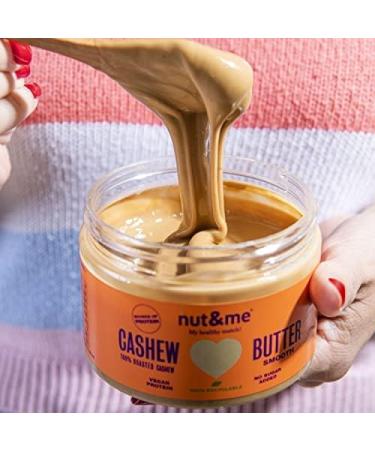 Cashew Butter 1.2 kg nut&me | 100% Roasted Cashew Butter | No Sugar Gluten Free and No Additives | No Palm Oil | Pack 4 x 30 - Buy Online on GoSupps.com