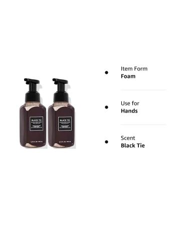 Bath & Body Works Black Tie Gentle Foaming Hand Soap 2-Pack - 17.5oz & 8.75oz - Buy Online on GoSupps.com