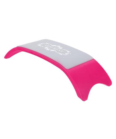 KALLORY Nail Accessories Office Desk Accessories Comfortable Silicone Nail Art Arm Rest Nail Salon Hand Holder Arm Rest Manicure Accessories () Desk Arm Nail Supplies Roso