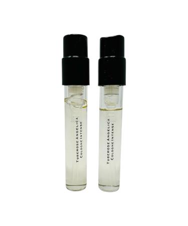 2 J.Malone Tuberose Angelica Cologne Intense Spray Sample Vial 0.05 fl.oz/ 1.5ml each