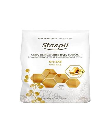 Hot wax GOLD CERA ORO 5AB titanium for professional hair removal waxing STARPIL