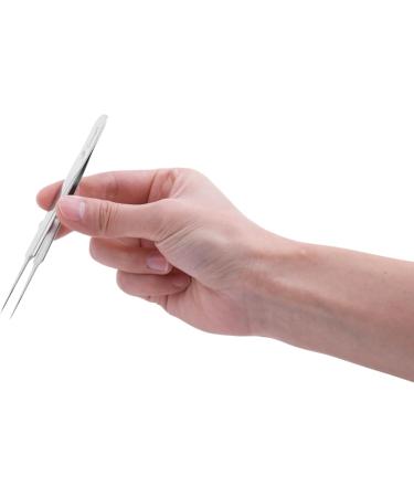 Viamart - Ultra-fine Tweezers - Tweezer - Stainless Steel - Skin Care - Skin Improvement - Removal of Impurities Hairs Pimples Blackheads Splinters and Ticks. - Buy Online on GoSupps.com