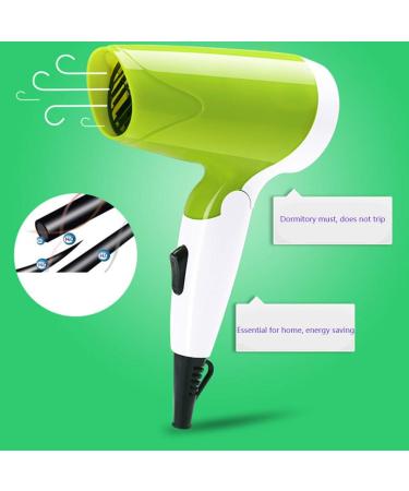 Professional Hair Dryer 900W Powerful Folding Travel Hair Dryer Portable Cordless Fast Silent Hair Dryer Suitable for Family Men and Women - Buy Online on GoSupps.com