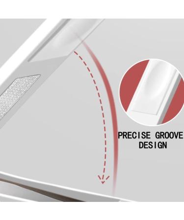 Flat Nail Clippers Simple White Appearance Durable Material Easy to Use Splash-Proof Design - Buy Online on GoSupps.com