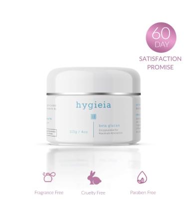 Hygieia Beta Glucan Firming & Plumping Anti-Wrinkle Cream | Hydrating Liposomal Facial Moisturizer for Men & Women | Fast Cellular Absorption & Skin Calming 4oz - Buy Online on GoSupps.com