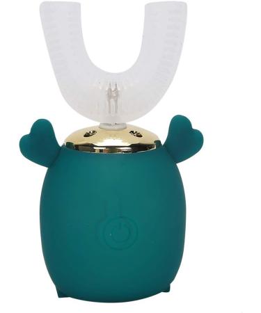 Kids U-Shaped Sonic Electric Toothbrush - Moose Shaped for Children (Green, Ages 6-14) | Intelligent Oral Care Tool - Buy Online on GoSupps.com