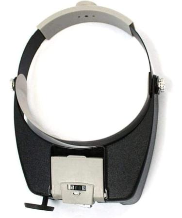 Headband Magnifier Head MountLighted Magnifying Glasses LED Lamp Light Headband Jewelry Magnifying Glass Head Loupe Reading Magnifier Headband LED Light Magnifying Glass Lens Visor (Color : Black) - Buy Online on GoSupps.com