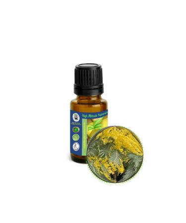 HIGH ALTITUDE NATURALS Mimosa Absolute Essential Oil (Acacia Dealbata) - Pure & Natural Uncut Undiluted - Therapeutic Cosmetic Aromatherapy Perfumery - 15ml (1/2 oz)