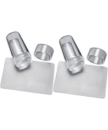 Healeved 2 Sets Nail Art Accessories Clear Nail Stamper Gel Nail Kits Gel Kit for Nail Art Tool Gel Nail Stamping Monomer Acrylic Nail Liquid Nail Art Stamping Kit Manicures Tools French - Buy Online on GoSupps.com