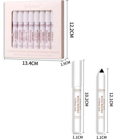 INTEROOKIE Makeup Eyeshadow Stick Cosmetics Eyeshadow Pen Beauty Makeup Matte Eyeshadow Set ONE - Buy Online on GoSupps.com