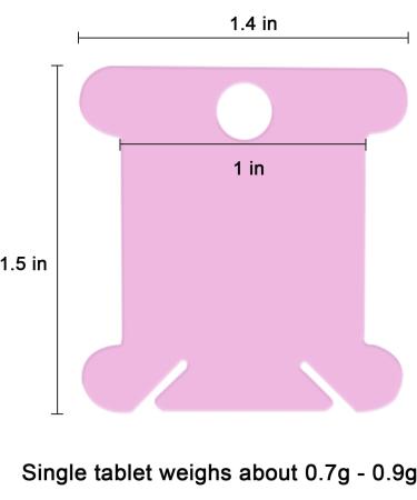 80 Pcs Embroidery Thread Organizer - Floss Storage Cards for Stitch Plastic Bobbins (4 Colors) - Buy Online on GoSupps.com