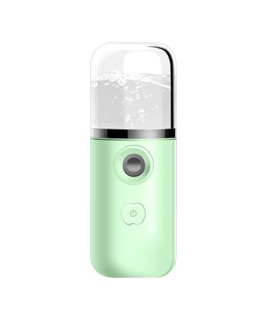 barenx Pulv risateur vapeur portable nano ionique pour le visage pour le maquillage hydratant ajouter du toner et du lait pur Vert pomme