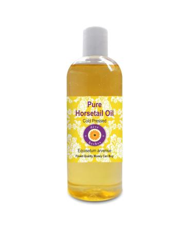 Deve Herbes Pure Horsetail Oil (Equisetum arvense) Natural Therapeutic Grade Cold Pressed 200ml (6.76 oz) 200 ml (Pack of 1)