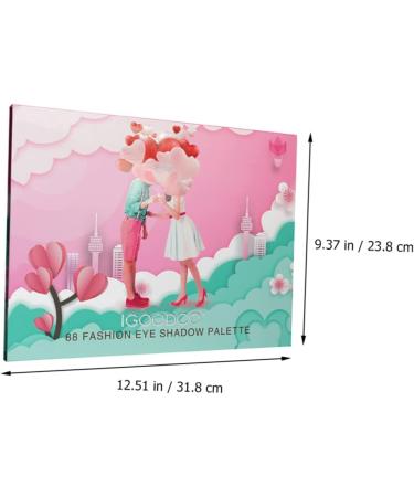 Mikinona Makeup Stuff 1pc Accessory Matte Eye Supplies Eyeshadow Pigmented Pallet Shimmer Makeup Plate Cosmetic Woman - Buy Online on GoSupps.com