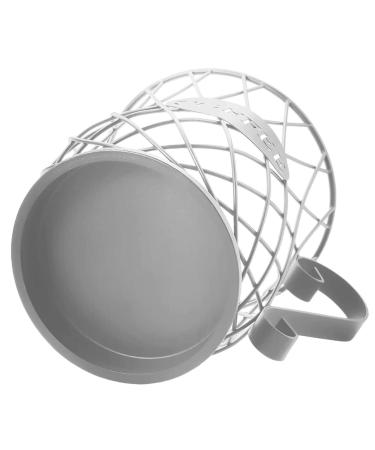 capsule coffee storage creamer container coffee espresso Fruit Storage Basket concentrate Fruit tray 20x19cm Silver