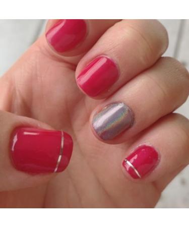 Nail Striping Tape Line Nail Striping Tape Line Adhesive Nail Sticker Nail Art Decoration Nail Strips Sticker Silver - Buy Online on GoSupps.com