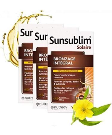 Nutreov Sunsublim Full Tan with Argan Oil - Pack of 6 x 30 Capsules - Buy Online on GoSupps.com