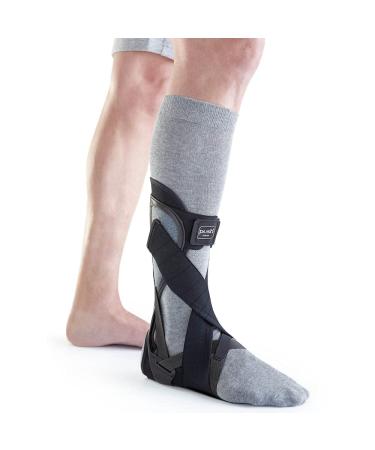 PUSH ortho Ankle Foot Orthosis for Comfortable Support. Can be Worn with Shoes. Comfortable and Flexible AFO Brace for Drop Foot (Peroneal Palsy)  Stroke  Multiple Sclerosis. (Left Size 2)