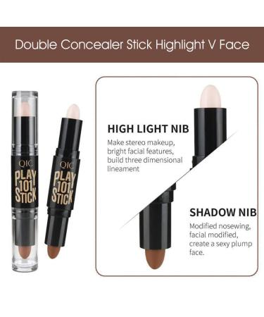 2-in-1 Contouring Pencil & Concealer - Versatile Makeup Highlighter for All Skin Types | International Shipping Available - Buy Online on GoSupps.com