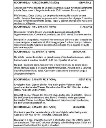 REA PV Rice Basmati Rochambeau 7 x 500 g - Buy Online on GoSupps.com