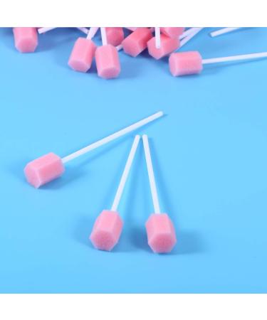 Healifty 100PCS Disposable Pink Dental Swabs - Oral Sponge for Tooth Cleaning - Ideal for Clinic and Hospital - Buy Online on GoSupps.com