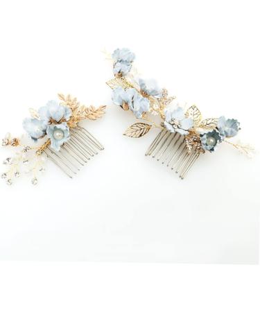 Set of 3 Crystal Hair Accessories Headpiece for the Bride Bridal Comb Bridal Hair Clip C127 Wedding Flower - Buy Online on GoSupps.com