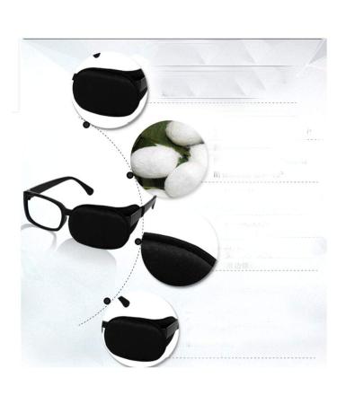 Silk Amblyopia Eye Patch for Adults and Kids - Treat Lazy Eye and Strabismus (Black) - Buy Online on GoSupps.com