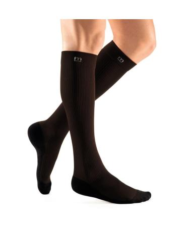 Medi Medive Active compression stockings |Compression knee stockings with heel reinforcement |KKL 1 |Braun Active |Size: VI |Slow tip |Short
