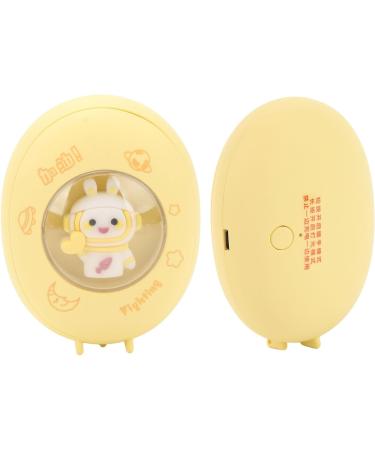 Jauarta Space Bunny Hand Warmer Portable USB Rechargeable Hand Warmer 3 Levels Heating Adjustable Hand Heater for Office Outdoors (Yellow) - Buy Online on GoSupps.com