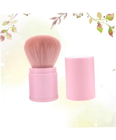 Beavorty Portable Powder Brush powder cream brush face Buffing brush Loose Powder Makeup Blush Brush Cosmetic Buffing Retractable concealer Miss stippling neck 8.3x3.3cm Pink - Buy Online on GoSupps.com
