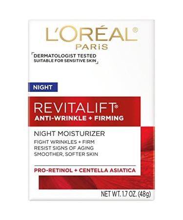L'Oreal Paris RevitaLift Anti-Wrinkle + Firming Facial Night Cream - Best Anti-Aging Skincare for Radiant Skin | International Shipping - Buy Online on GoSupps.com