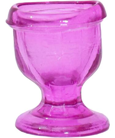 Glass Eye Wash Cup Set for Clean & Healthy Eyes | Soothing Relief from Irritants | Eye Shaped Rim | Set of 2 (Pink) - Buy Online on GoSupps.com
