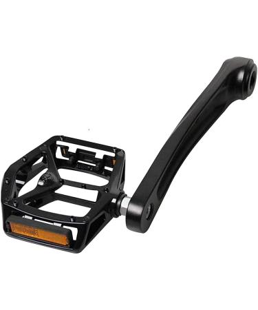 Bicycle Crank Arm 170mm Aluminium Alloy Set for Mountain & Road Bikes - Black Rhombic Hole - Buy Online on GoSupps.com