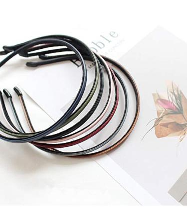 Cute Leather Covered Glitter Hair Loop Headband for Women & Girls - Buy Online on GoSupps.com