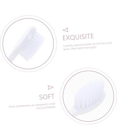 Ultechnov 15 PC Travel Toothbrush Set - Foldable Adult Toothbrushes for Oral Care | Bulk Travel Essentials - Buy Online on GoSupps.com