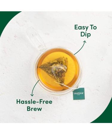 VAHDAM Himalayan Green Tea Leaves (100 Bags) - Non GMO, Gluten Free, High Grown | Loose-Leaf Tea in Resealable Pouch - Buy Online on GoSupps.com