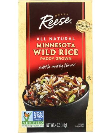 Reese Minnesota Wild Rice 4 oz - Pack of 12 | Premium Quality Wild Rice - Buy Online on GoSupps.com