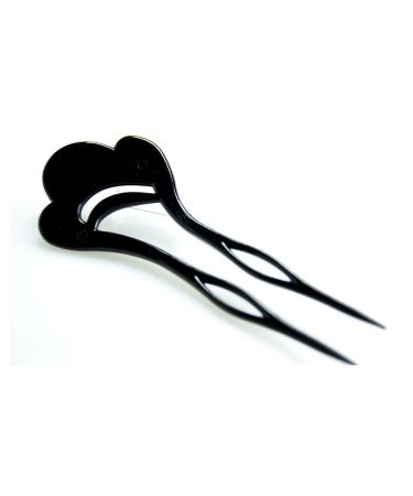 1pc Black Wavy Hairpin 11cm - Made in Germany | WeLoveBeads - International Shipping Available - Buy Online on GoSupps.com