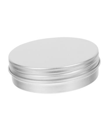POPETPOP Box Sugar Tin Container Candle Tin Jar Jars Refillable Aluminum Cans Aluminium Cosmetic Jar Tin Cans with Screw Cap Aluminum Balm Tin Metal Aluminum Wallet Universal Candy Travel